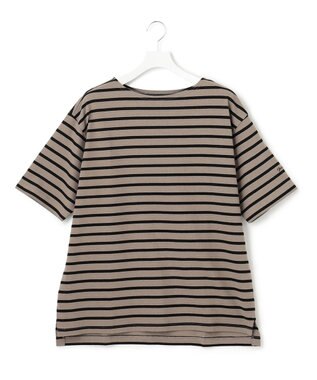 J.PRESS YORK STREET 【UNISEX】天竺ボーダーTシャツ ベージュ系1