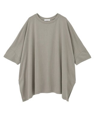 Green Parks スラブカットチュニック Gray Beige