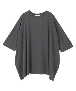 Green Parks スラブカットチュニック Charcoal Gray