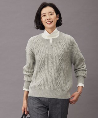 洗える】BUNNY キーネック ニット / J.PRESS LADIES | ファッション 