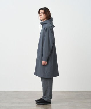 ATON HIGH STRETCH NYLON | レインパーカー - UNISEX CHARCOAL GRAY