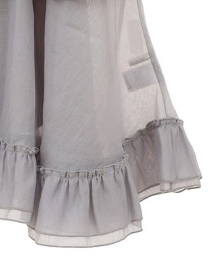 Green Parks ・ＥＬＥＮＣＡＲＥ　ＤＵＥ　プリーツフリルシアースカート Gray