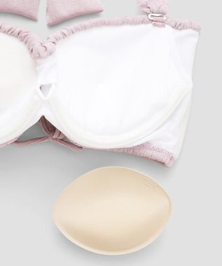 San-ai Resort（三愛水着楽園） 軽い着け心地でしっかり盛れる【楽盛り水着】　ラメギャザーワイヤー水着　9M　【San-ai Resort（サンアイリゾート）】 ピンク