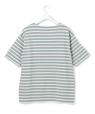 J.PRESS YORK STREET 【UNISEX】天竺ボーダーTシャツ ダルブルー系1