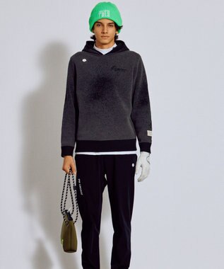 PW CIRCULUS 【UNISEX】WAVY カラーニット帽 ゴルフ ライトグリーン系