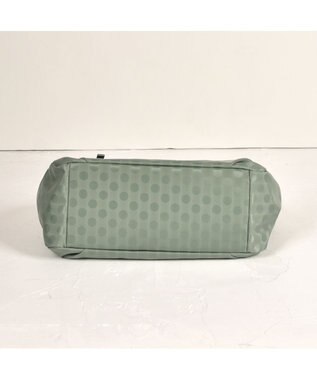 Y'SACCS Polka Dots 口折れショルダー ライトグリーン