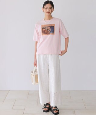 組曲 チャットフォト Ｔシャツ ピンク系