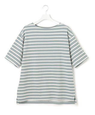 J.PRESS YORK STREET 【UNISEX】天竺ボーダーTシャツ ダルブルー系1