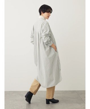 AMERICAN HOLIC バンドカラーシャツワンピース Green