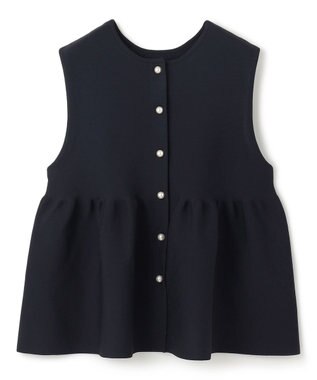 UNFILO 【VERY×UNFILOコラボ】2WAY ペプラムジレ ネイビー