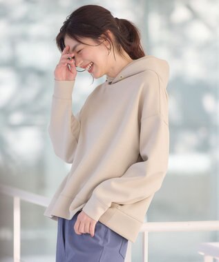 ANY L 【洗濯機可】ダンボールパーカー ベージュ