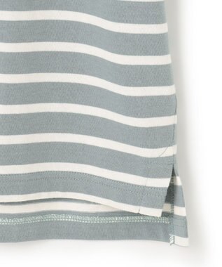 J.PRESS YORK STREET 【UNISEX】天竺ボーダーTシャツ ダルブルー系1