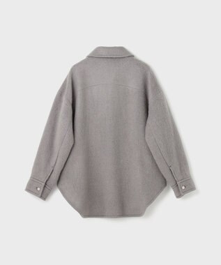 GRACE CONTINENTAL ウールオーバーシャツ グレー