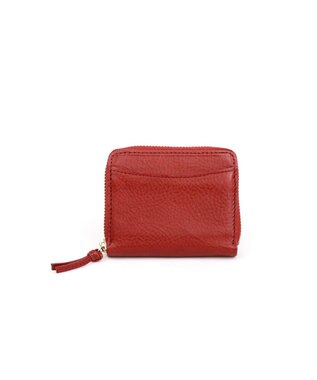 UNBILLION ペルケ perche / イタリアンレザー・ジャバラカードウォレット レッド