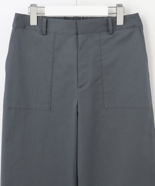 J.PRESS LADIES 【洗える】 ストレッチツイル セミワイド ベイカー パンツ グレー系