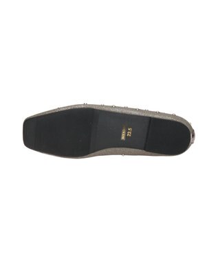 Bridget Birkin 【Bridget Birkin】ドットビジューグリッターフラットシューズ シルバー雑材