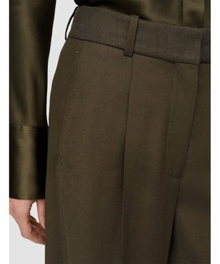 JOSEPH ビスコースツイル　キャロットトラウザーズ Hass Avocado