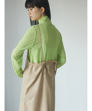 Green Parks ａ．裾プリーツキャミワンピース Beige