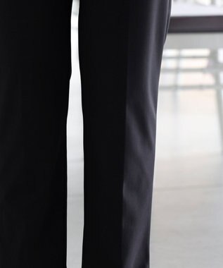 Tiaclasse 【小倉優子さん着用・日本製・洗える】サーラドライ・テーパードパンツ ブラック
