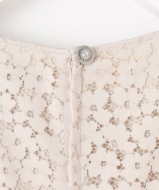 23区 【APPLAUDIR】オプティカルフラワーレース ドレス ベージュ系