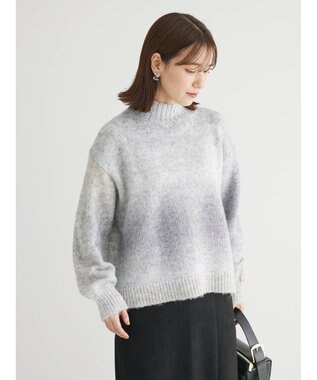 Green Parks グラデーションニットプルオーバー Gray