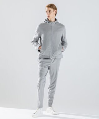 JOSEPH HOMME 【新素材】スムーススエードストレッチ　ドロスト付テーパードパンツ / PEGG CONVERTIBLE ライトグレー系