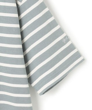 J.PRESS YORK STREET 【UNISEX】天竺ボーダーTシャツ ダルブルー系1