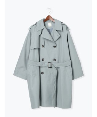 Te chichi オーバーサイズトレンチコート《2025Autumn catalog vol.2 item》 ブルー