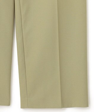 JOSEPH 【洗える】オーガニックツイル　ワイドトラウザーズ Dark Olive