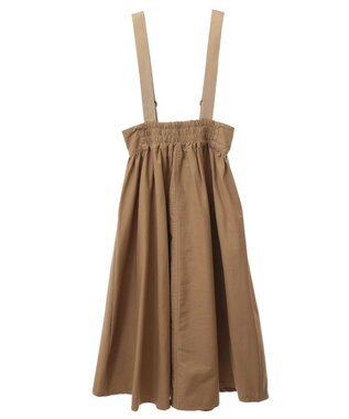 Green Parks ・ＤＯＵＢＬＥ　ＦＬＡＧＳサスペンダーミリタリースカート Beige