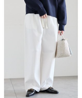 Te chichi ポンチハイウエストカーブパンツ《2026 spring catalog item》 オフホワイト
