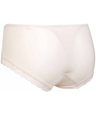 WACOAL サニタリーショーツ 【リボンブラ 胸もとフィットながもち】 BXD409とペア はきこみ丈あさめ ナプキンがズレにくい 生理用ショーツ ボーイレングス レディース PXD309 /ワコール ホワイト