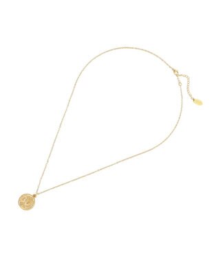 AMERICAN HOLIC 【ステンレス】コイン2連ネックレス Gold