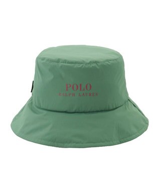 MOONBAT POLO RALPH LAUREN レインハット POLO PONY 撥水 ポケッタブル グリーン