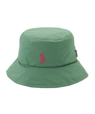 MOONBAT POLO RALPH LAUREN レインハット POLO PONY 撥水 ポケッタブル グリーン