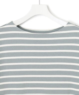 J.PRESS YORK STREET 【UNISEX】天竺ボーダーTシャツ ダルブルー系1