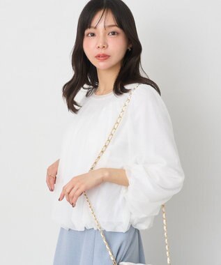 earth music&ecology シアーバルーンプルオーバー