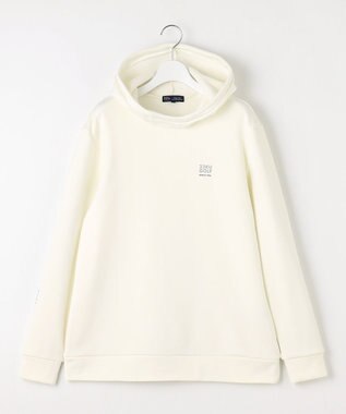 23区GOLF 【MEN】ストレッチ裏フリース フーディー ホワイト系