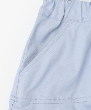 組曲 KIDS 【110-140㎝】アシンメトリーフリル キュロット サックスブルー系