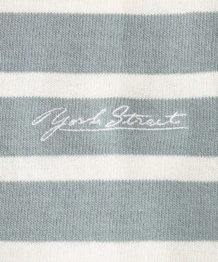J.PRESS YORK STREET 【UNISEX】天竺ボーダーTシャツ ダルブルー系1