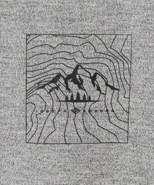 JOSEPH ABBOUD MOUNTAIN 【吸水速乾/消臭性】デオドライ天竺 ロングスリーブ Tシャツ ライトグレー系