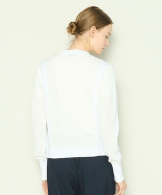 JOSEPH 【洗える】リネンコットン　カーディガン Ivory