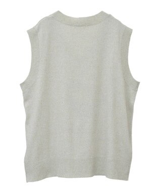 Green Parks ＴＯＹ　ＳＴＯＲＹ　／　刺繍Ｖネックニットベスト Green