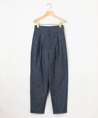 組曲 L 【組曲×setsuko sagittaire】ストレッチデニムパンツ ネイビー系
