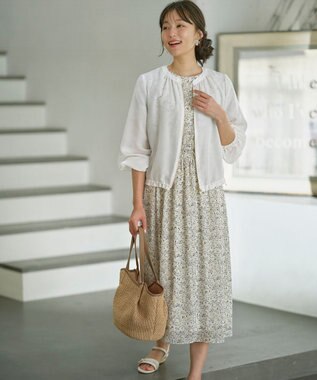 ANY SIS 【接触冷感】シアー ブルゾン オフ