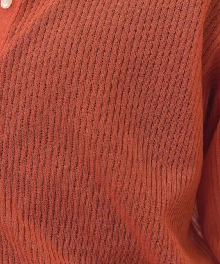 AMERICAN HOLIC シアーリブニットカーディガン Red