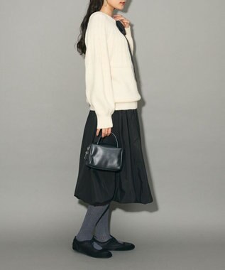 Green Parks ボウタイリボン付きニット Off White