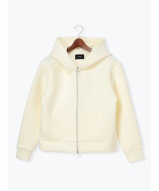 Te chichi ダンボールWジップフーディ オフホワイト