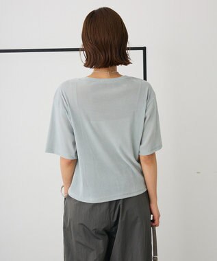 CRAFT STANDARD BOUTIQUE フロッキーチュールドロストプルオーバー Light Blue