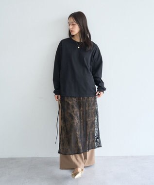 YECCA VECCA コットンルーズプルオーバー Light Yellow